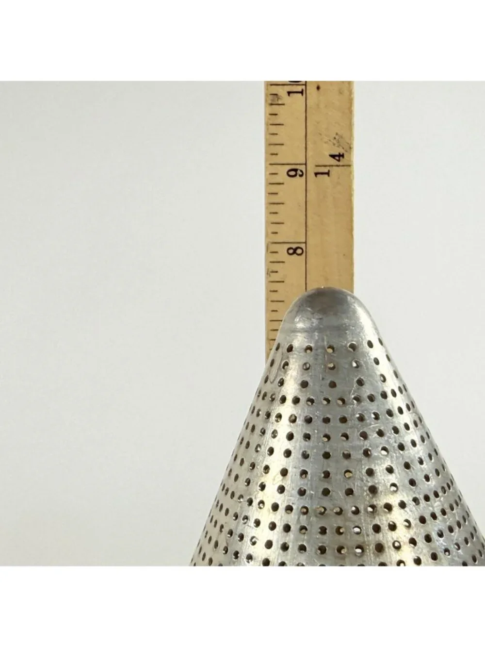 Vintage Wear Ever Aluminum Apple Sauce Cone Colander & Wooden Pestle No. 28 USA